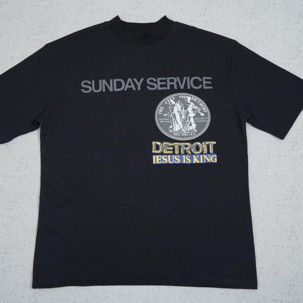 Kanye West Jesus Is King Sunday Servicedetroit Merch Tee